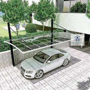 Abris extérieurs pour voiture Tente à baldaquin en aluminium Garage Abri pour vélos Abri pour voiture Parking - Product Image 6