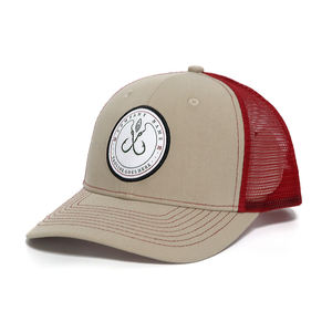 Sombreros de camionero Richardson con ala precurvada de alta calidad, gorra de campo estructurada personalizada de 6 paneles con parche tejido - Product Image 1