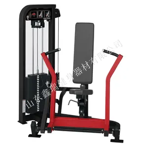 Alat Gym Multi fungsi, mesin kumparan peninggi bahu pilihan beban Pin Gym Multi fungsi