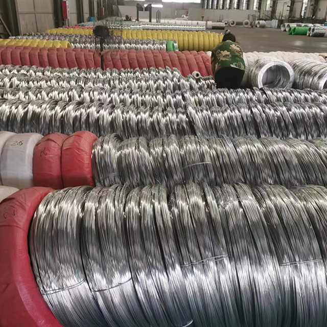 Good Quality Q235 Material 16Gauge Hot Dip Electro Galvanized Iron Wire GI Steel Wire for Binding Wire Use