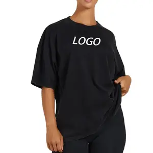 OEM Design Wholesale Plus Size Unisex Tshirts High Quality 100% Cotton Breathable Gym Sports Shirt