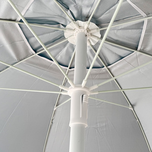 Sombrilla de Playa y <span class=keywords><strong>Patio</strong></span> de 200 cm con Varillas de Acero Resistentes al Viento, Ajustable, Azul, Portátil, para Camping, con Logotipo Personalizado - Product Image 4