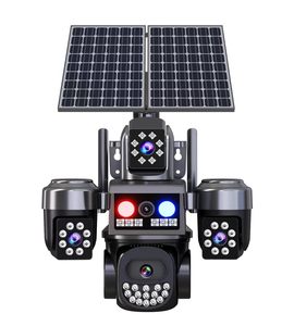 Cámara Solar <span class=keywords><strong>OKAM</strong></span> PRO con Batería de 16000 mAh, 4 Lentes HD, 20MP, Luces, Alarma, Detección Humana Inteligente con IA, Visión Nocturna - Product Image 1
