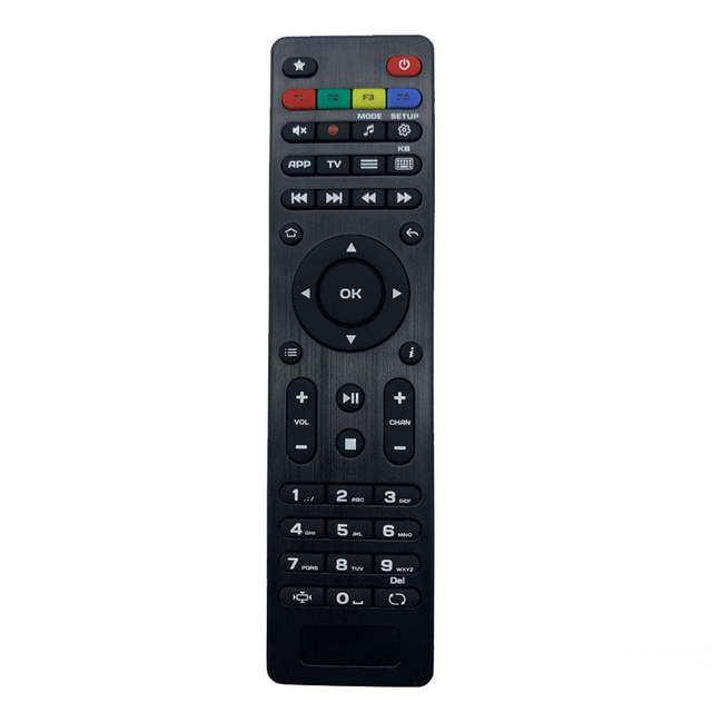 Factory OEM ODM Remote Control for Smart TV Box Android Receiver MEGA Plus Support Custom