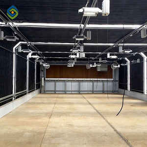 Invernadero de privación de luz negra comercial Sainpoly con sistemas de cultivo hidropónico para cultivo de plantas - Product Image 2