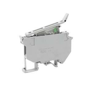 Bloc <span class=keywords><strong>de</strong></span> bornes à vis gris UK5-HESI pour rail DIN C45, avec fusible, lumière LED 24V, connecteur <span class=keywords><strong>de</strong></span> câble en plastique, outils - Product Image 5