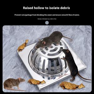 Design moderno in acciaio inox piano di scarico del pavimento del tetto <span class=keywords><strong>grondaia</strong></span> 75/110/150 tubo filtro per la casa secchio della pioggia per uso del bagno - Product Image 4