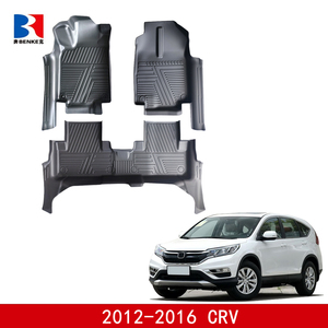 wholesale Factory Custom 5D <b>TPE</b> Rubber Eco-friendly Waterproof Anti Slip 5D Car Floor Mats 3 Pieces for Honda CRV 2012-2016 - Product Image 2