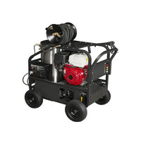 Nettoyeur haute pression à eau chaude 4000 PSI à moteur essence 14 CV pour éliminer la rouille d'usine et la saleté des coursiers