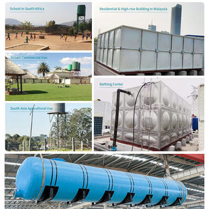 Tanque de Agua de Fibra de Vidrio de Grado Industrial, Configuración de Panel Reforzado, Tanque de Agua Seguro para Agua Potable - Product Image 3