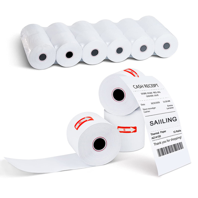 High Quality BPA Free Thermal Paper Roller 80*80mm Bill Roll Thermal Printer Paper for POS Printer Thermal Paper Jumbo Roll