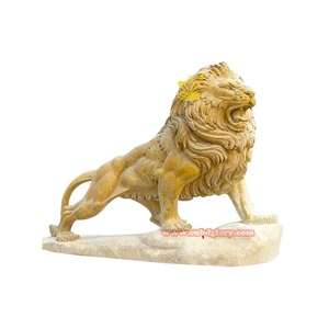 Grande <span class=keywords><strong>antico</strong></span> leone in marmo europeo statua elegante giardino e paesaggio Street decorazione arte scultura - Product Image 2