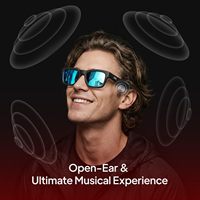 Lunettes intelligentes à oreilles ouvertes OhO Z871 UV400 légères |   10 heures d'autonomie, appels mains libres, musique, commande vocale, lentille polarisée pour