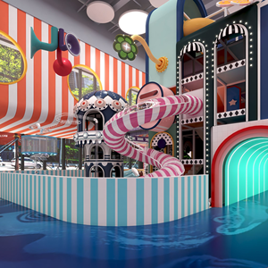 Área de Juegos Suave Comercial Augustine, Equipo de Juegos Interior de PVC y Esponja, Piscina de Pelotas para Niños, Muro de Escalada, Fiestas de <span class=keywords><strong>Cumpleaños</strong></span>, Diversión - Product Image 4