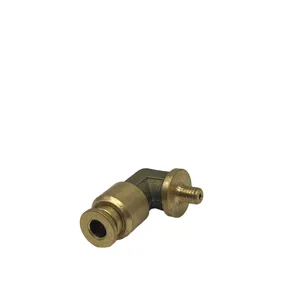 BAOTN Lubrication parts Lubrication copper joint push-in right-angle connector for Automatic Lubrication Systems