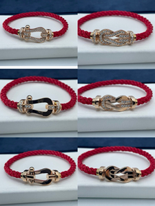 Fred Hochwertiges Farbiges Diamant-Figurenachtelch-Verschluss Armband Vintage Luxus Armband Unisex Schmuck Großhandel - Product Image 6