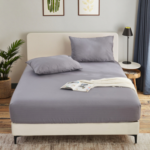 Chất lượng tốt nhất 300tc ESD vải làm mát nền tảng tấm ga trải giường lưu thông tốt hơn Bạc chủ đề thoáng khí được trang bị tấm cho khách sạn - Product Image 1