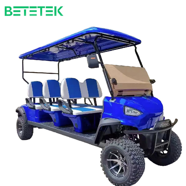 Customization 6 Seats 4 Wheel Golf Cart  Golf Carts Off Road Golf Carts  Dot CE Certified for Non Public Road