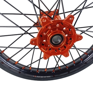 Ensemble complet de roues en alliage d'aluminium CNC, moyeu, jante avant et arrière 21 19 18 pouces pour <span class=keywords><strong>GasGas</strong></span> MC XC 2018 <span class=keywords><strong>2023</strong></span> Motocross Dirt Bike <span class=keywords><strong>Enduro</strong></span> - Product Image 6
