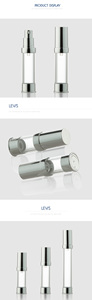 ขวดพลาสติกใสแบบสุญญากาศขนาด 10 มล. พร้อมหัวปั๊มสีเงิน ขายส่ง - Product Image 4