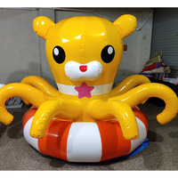 Pièces de parc aquatique intérieur gonflable enfants aire de jeux océan Style château gonflable avec combinaison de jeu doux pour les petits tout-petits