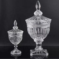 Ensemble de rangement pour thé, café et sucre en verre transparent écologique classique de luxe avec des contenants pour chocolat et bonbons et un bol