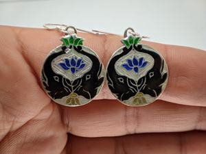 Pendientes Hechos a Mano de Plata de Ley 925 Estilo Boho para Mujer, Joyería Étnica Vintage de Plata, Fabricante y Proveedor Mayorista de la India, Venta al por Mayor - Product Image 3