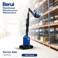 Plateforme élévatrice chenillée robuste Berui AMWP10C 7100 en acier électrique, hauteur de plateforme max. 10m