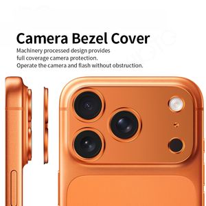 Film d'objectif en métal creux surélevé pour iPhone 17 Pro Max et 17 Air Matte Finish <span class=keywords><strong>Camera</strong></span> Protection Pad Anti-rayures Antichoc - Product Image 5