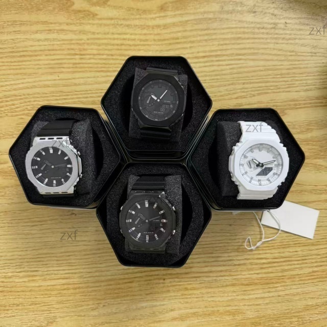 Resistant Acrylic Sports Watches GA2100/GA110 GM2100 3BAR Water Resistant Day/Date Feature Unisex for Men & Women