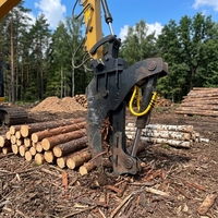 Équipement de traitement du bois M50 pour scierie, usine de contreplaqué, coupe sur mesure, bois de pulpe d'eucalyptus, attache pour excavatrice