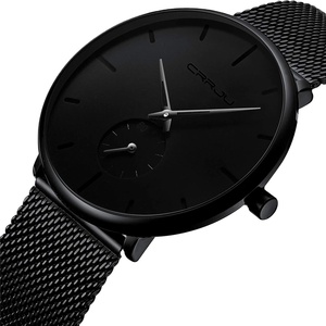 <span class=keywords><strong>Montre</strong></span> Crrju 2150 pour <span class=keywords><strong>homme</strong></span>, marque haut de gamme, quartz, <span class=keywords><strong>dorée</strong></span>, Reloj, décontractée, fine, en acier maillé, étanche, sport, Relogio Masculino - Product Image 1