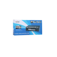 RCA Splitter 1 Giriş 4 Çıkış MT-ViKI AV Splitter 1x4 1 Bilgisayar 4 Monitör + Güç Adaptörü Guangdong Özel Kalıp