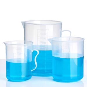 लैबशार्क 50 मिली 500 मिली लैब और रसोई में प्लास्टिक मापने वाला कप पीपी प्लास्टिक बीकर का उपयोग करें - Product Image 3