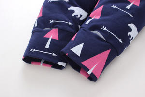 Ropa de Invierno al por Mayor para Niños, Trajes de Algodón con Estampados para Bebés Niñas, Pantalones de China - Product Image 6