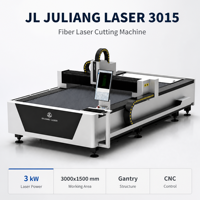 Machine de découpe laser de haute précision avec système Raytools 1500W/3000W/6000W |   Coupeur de métal grand format 3015 avec mise au point automatique