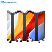 P2.604 Écran LED mural portable personnalisé avec pupitre de présentation intégré et table de console DJ LED pliable - Stock US