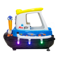 Machine de jeu vidéo interactive pour enfants, à monnayeur, avec balançoire éducative en fibre de verre pour intérieur, pour centres commerciaux, en anglais