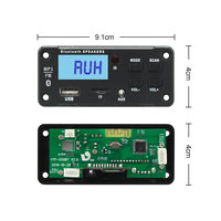 Module de lecteur MP3 avec écran LCD VIRE, son audio numérique USB, Bluetooth, carte de décodeur MP3