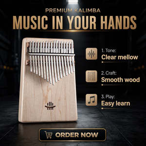 Kalimba de 17 Teclas, Madera de Koa, Arce o Nogal, Color Opcional, Piano de Dedos <span class=keywords><strong>Marima</strong></span> con Accesorios Gratuitos, Logotipo Personalizado al por Mayor - Product Image 1