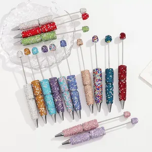 Bolígrafos moldeables con diamantes brillantes, bolígrafos elegantes con diamantes de imitación completos para cuentas, diario bonito para mujeres, bolígrafos ostentosos divertidos, regalos de <span class=keywords><strong>boda</strong></span> para niñas - Product Image 4