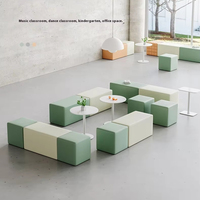 Banc long et étroit en cuir au design moderne, chaise d'attente sans dossier pour hôpital, hôtel, réception, salon de coiffure