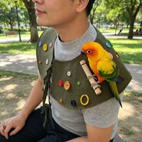 Châle d'été pour l'élevage d'oiseaux, anti-griffures, anti-morsures, interactif, pour l'entraînement et la collecte des excréments, motif peau de tigre, facile à nettoyer