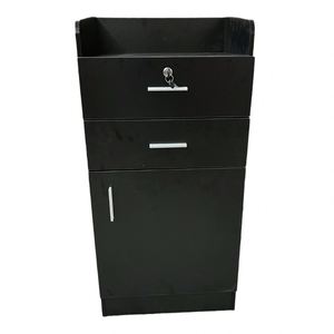 Vente chaude Noir Salon Cabinet Indépendant Multi-couche Étage Cabinet Anneau En Acier Inoxydable Conduit D'air pour Salon Moderne Hôtel - Product Image 1