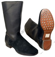 Nouvelles bottes classiques de haute qualité en cuir véritable à 100 %, style décontracté WW1 allemand M1866 pour hommes, 2024