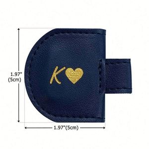 Design PU Leather Custom logo Magnetic Bookmark Promotional <b>Clip</b> Exquisite and Soft Custom Shape Magnetic Bookmark - Product Image 4
