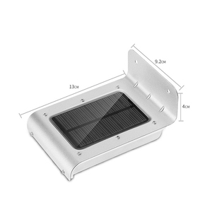 Lámpara de Pared LED con Energía Solar, Sensor de Movimiento, para Jardín, Patio, Calle, Excelente Protección Impermeable IP65 - Product Image 1