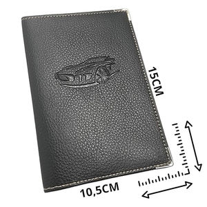 Seguro de tarjeta de conductor SUV de cuero de alta calidad y bolsa de licencia de coche accesorio de coche Tarjeta de Identificación titular de documento de papel de coche Francia - Product Image 3