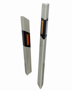 Postes delineadores de PVC de carril de <span class=keywords><strong>carretera</strong></span> de fibra de vidrio baratos, guía triangular de advertencia de seguridad de tráfico, delineadores de cono de tráfico - Product Image 1