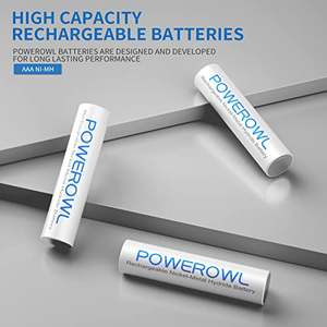 แบตเตอรี่ลิเธียมไอออนแบบชาร์จได้ Cuanen Custom Logo Brand แพ็ค 4 ก้อน 1.5V ขนาด AAA - Product Image 2